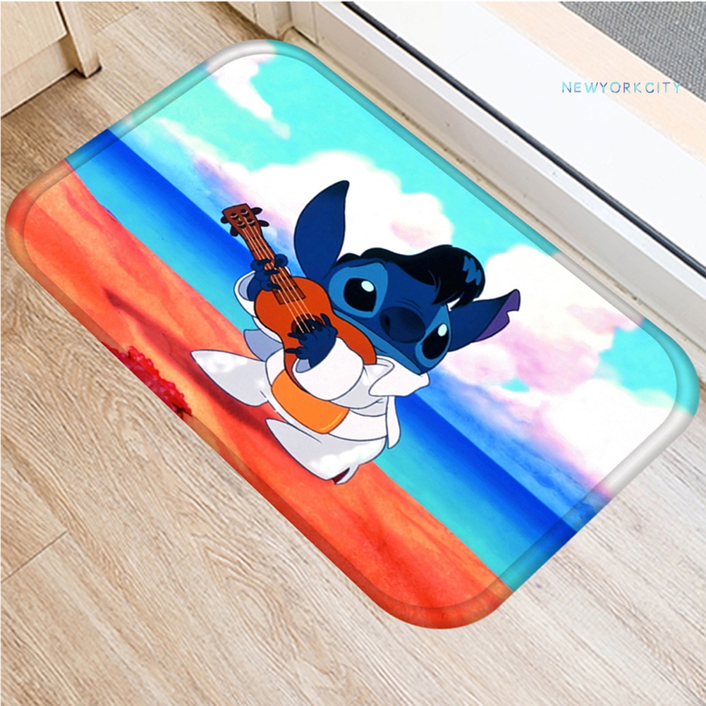 Thảm lót cửa chùi chân Chống Trượt Họa Tiết Hoạt Hình Dễ Thương