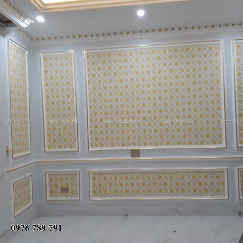 Giấy Dán Tường Phòng Ngủ Hoa Văn 3d Cao Cấp MR Lụa Không Keo Nhiều Màu Lựa Chọn Khổ 53cm