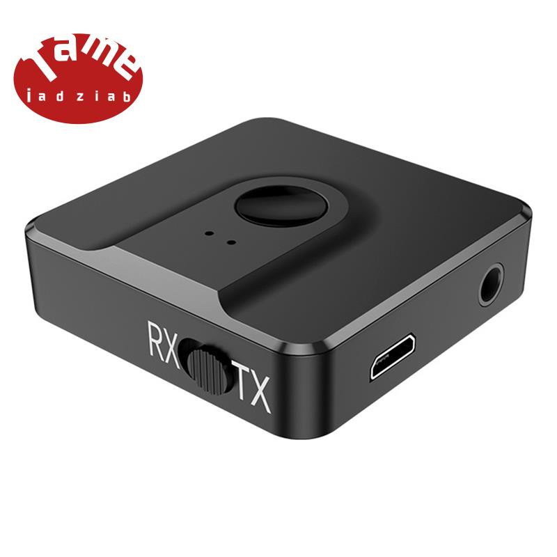 Bluetooth Transmitter Receiver 2 in 1 Bluetooth 5.0 Audio Adapter Support AUX Interface for PC TV Speaker Earphone