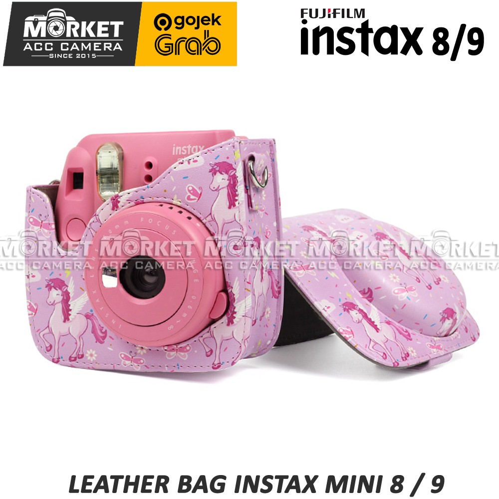 Túi Da Đựng Máy Ảnh Instax Mini 8 / 9 Polaroid
