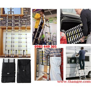Thang nhôm rút đơn dài 4,1m (R41)