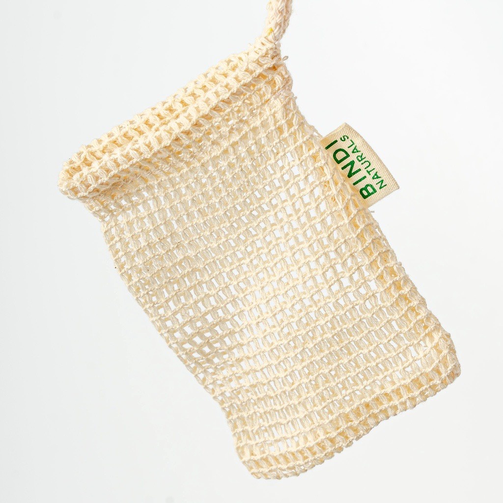 Túi treo xà phòng - bông tắm tạo bọt chất liệu cotton 100% chất lượng cao an toàn cho da