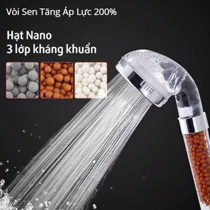 [FREE SHIP] VÒI SEN NANO TĂNG ÁP TẶNG KÈM DÂY HỢP KIM và ĐẾ CÀI