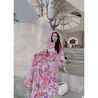 Đầm maxi hoa