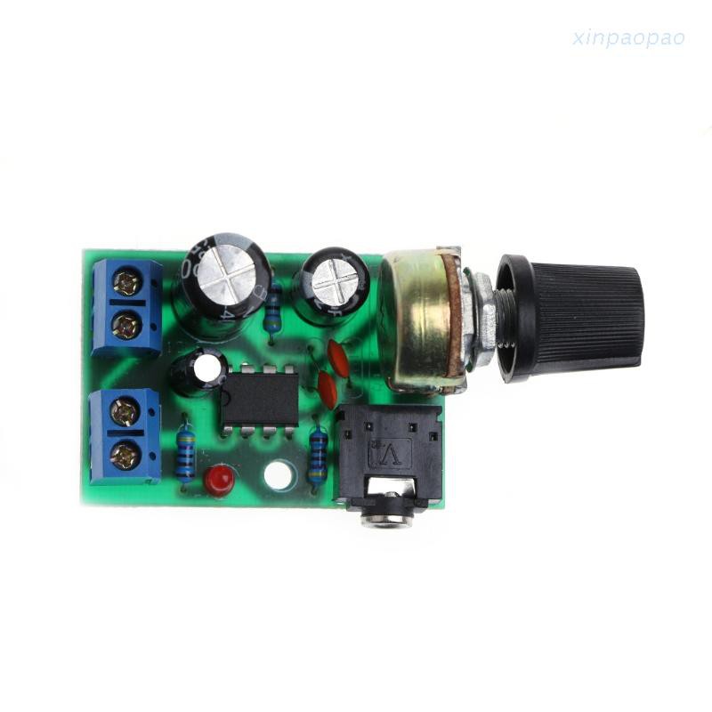 xinp  LM386 Mini Audio Power Amplifier Board DC 3V~12V 5V Module Adjustable Volume