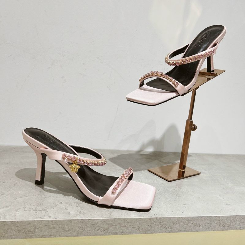 X(ẢNH THẬT) Guốc 9p Gót Nhọn 2 Quai Đá Da Mềm Êm Fullbox Hãng Cao Cấp