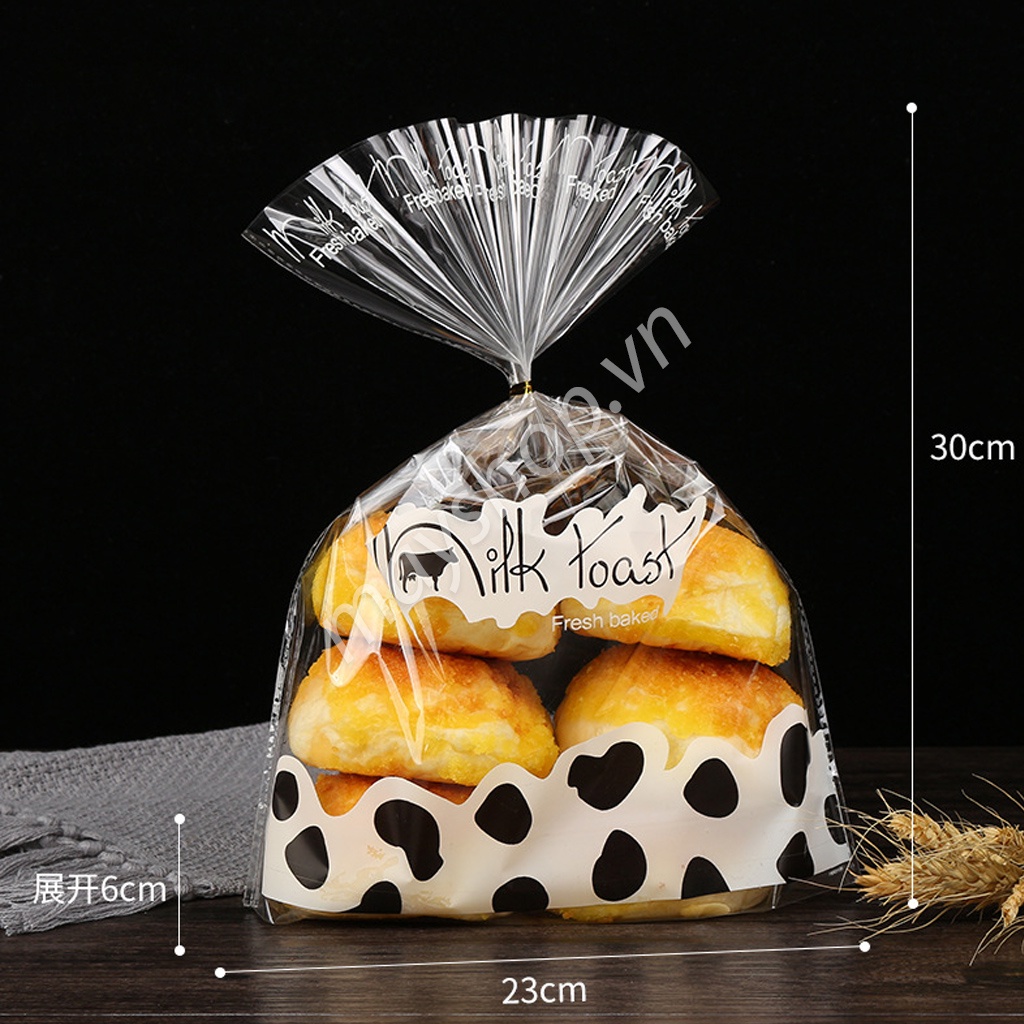 100 Túi bánh mì gối Bò sữa Milk Toast