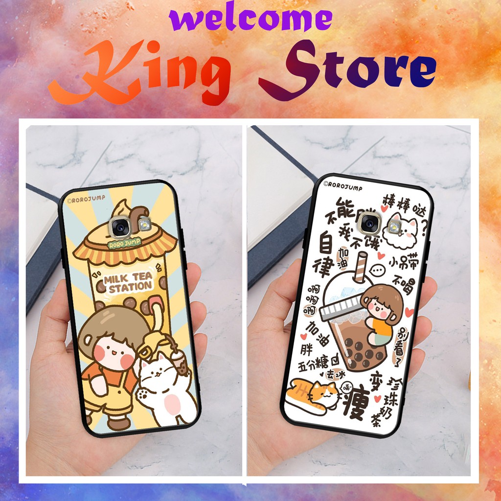 Ốp lưng SamSung  A3-2017/A5-2017/A7-2017  in hình Roro Jump siêu đáng yêu độc, lạ_KINGSTORE.HN_Ốp SS A320/A520/A720