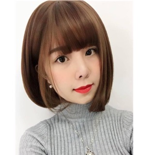 Tóc giả Nguyên đầu ngắn vic tặng lược chuyên dụng + lưới chùm