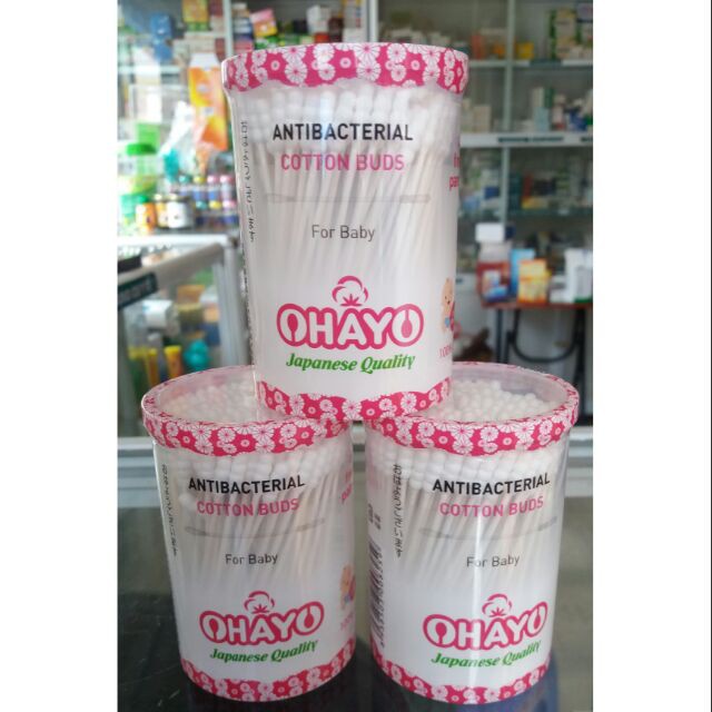 Tăm Bông Cao Cấp OHAYO JP02 - Dành Cho Trẻ Sơ Sinh - cvspharmacy