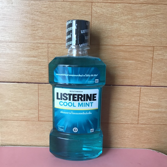 Combo 2 Nước Súc Miệng Hương Bạc Hà Listerine Cool Mint (750ml/Chai)