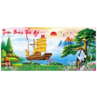 Tranh đính đá thuận buồm xuôi gió 88596
