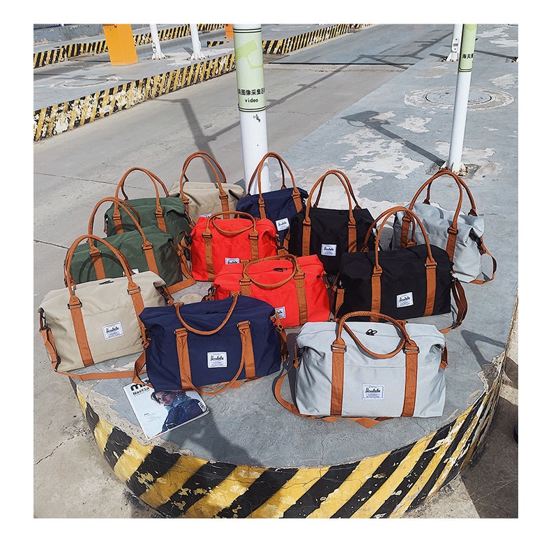 Túi du lịch dung tích lớn có thể gấp lại tiện dụng cho nam và nữ