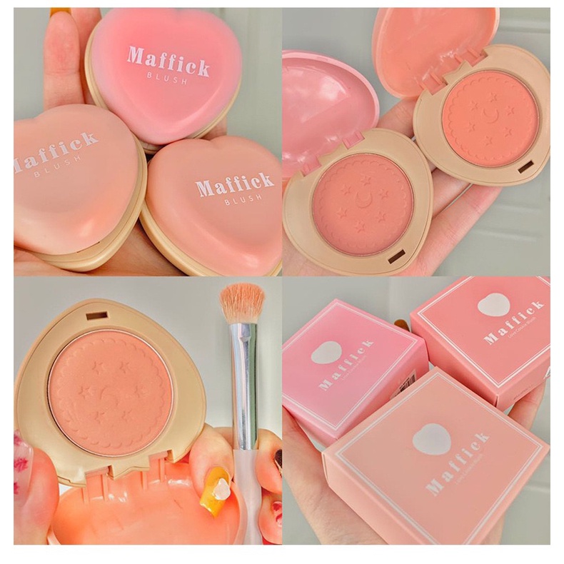 Phấn Má MAFFICK ,Phấn Má Trang Điểm Nội Địa Trung Hình Bánh Quy Xinh Xắn Love Cookies Blush