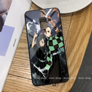 Ốp kính cường kimetsu no yaiba cho samsung: a6 2018, a6plus, a8 2018 a8plus