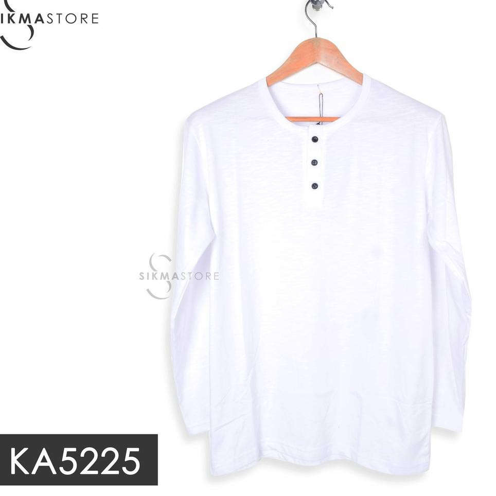 Áo Thun Cotton Dài Tay Pdqiq Henley / Button Ka5021 / Ka5022 / Ka502