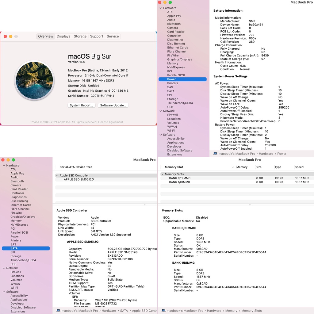 MP802 - Macbook cũ - MacBook Pro Retina 13" MF841 Early 2015 Core i7 | BigBuy360 - bigbuy360.vn