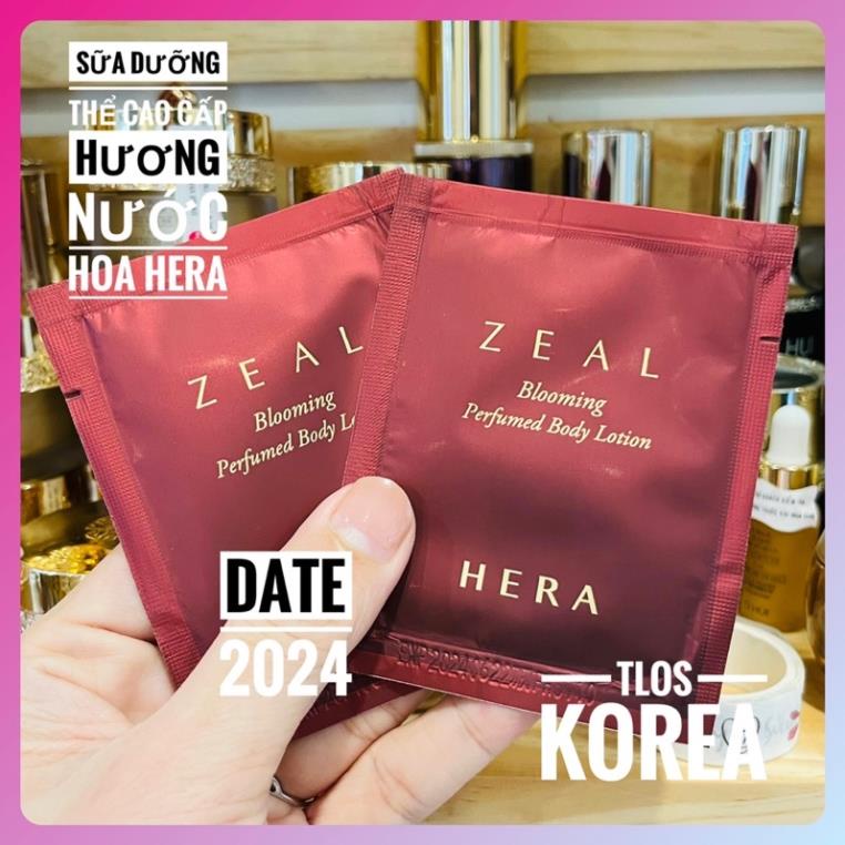 Combo 40 Gói Sữa Tắm + Sữa Dưỡng Thể Hera ZEAL BLOOMING PERFUMED BODY LOTION
