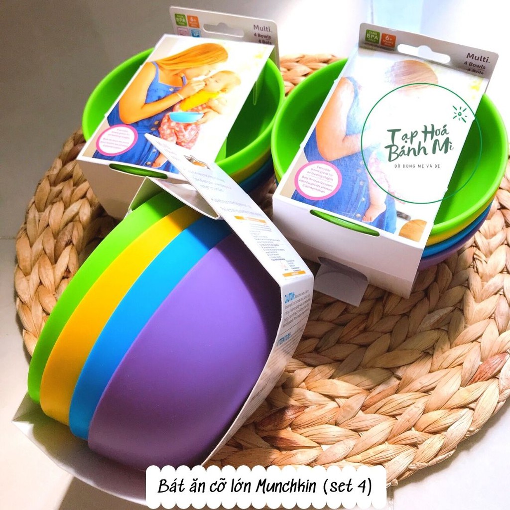 Bát / Tô ăn cỡ lớn Munchkin (lẻ và set)