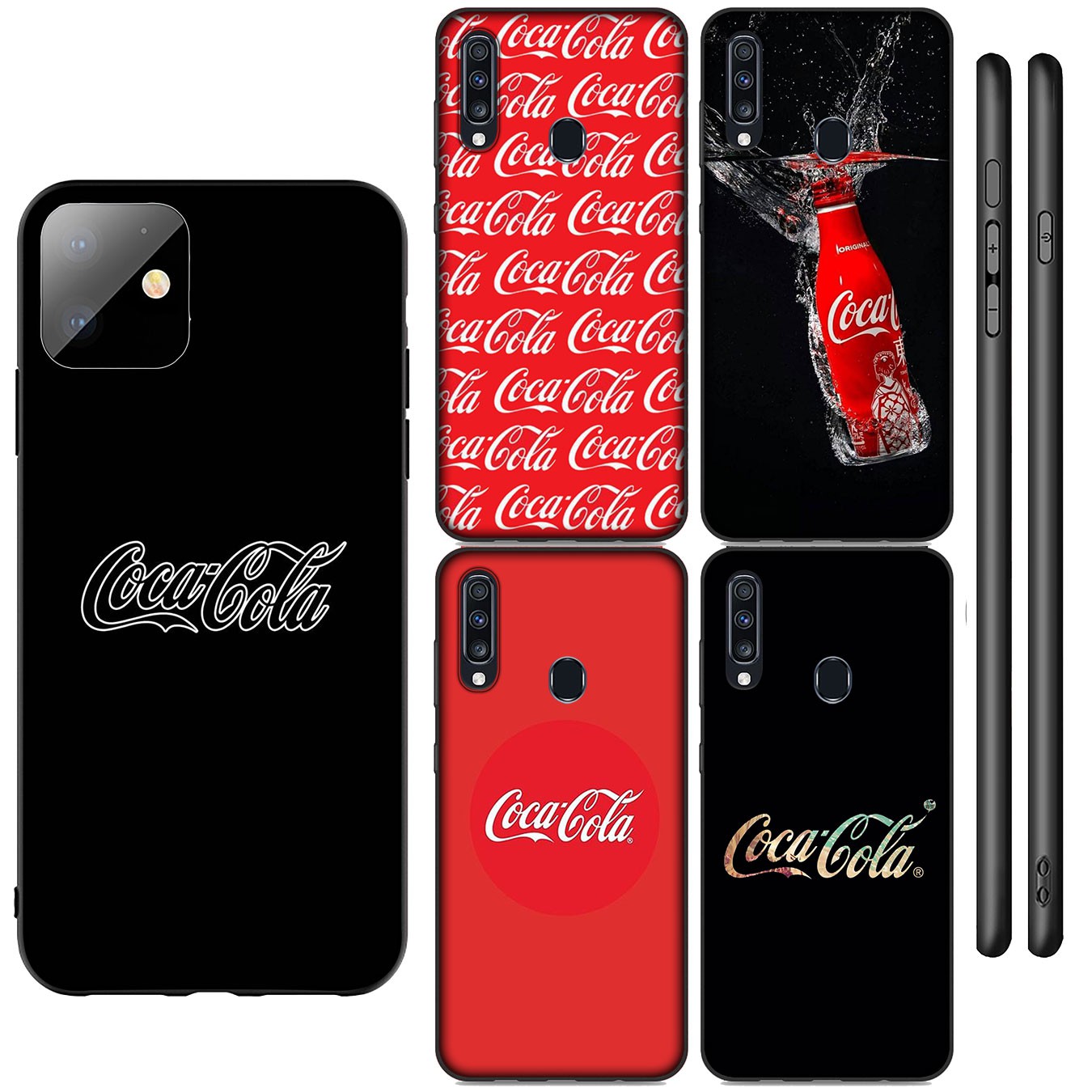 Huawei P30 Pro Lite Y6 Y7 Y9 Prime 2019 2018 Y9Prime Casing Soft Silicone Coca Cola Coke logo Phone Case