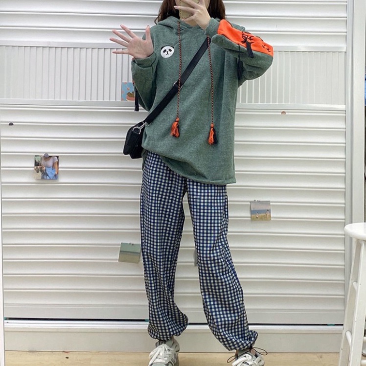 Áo Hoodie Nữ Form Rộng, Áo Nỉ Có Mũ Cute Hàng Quảng Châu Ulzzang Chất Nỉ Dày Mịn Dễ Thương | BigBuy360 - bigbuy360.vn