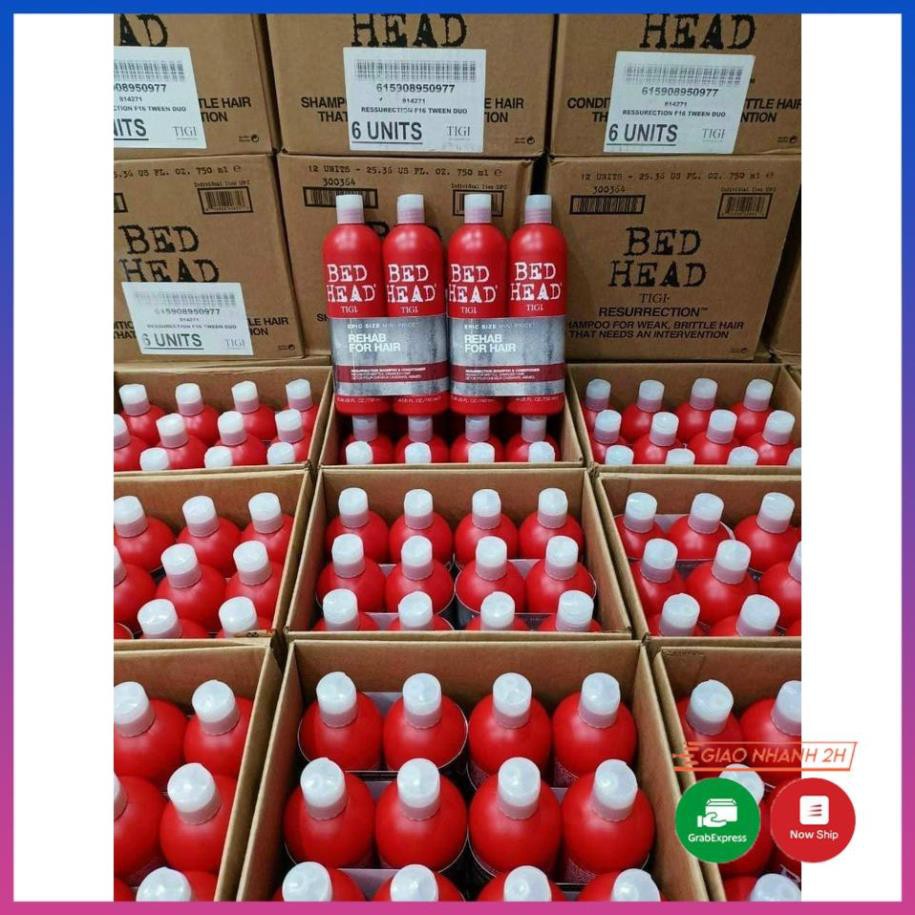 [Chính Hãng] [HÀNG HOT]  TIGI BED HEAD ĐỎ - CẶP DẦU GỘI + XẢ PHỤC HỒI HƯ TỔN - 2 CHAI 750ML Chuẩn chính hãng USA | BigBuy360 - bigbuy360.vn
