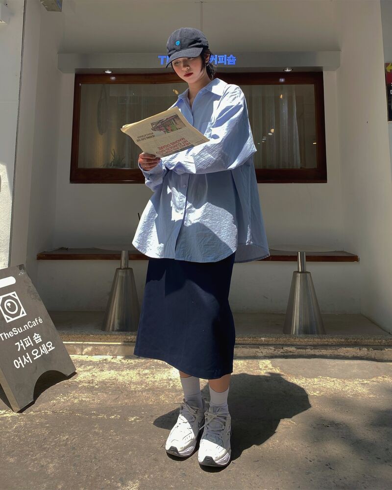 Chân váy midi chun sau NQ - CV0286 | BigBuy360 - bigbuy360.vn