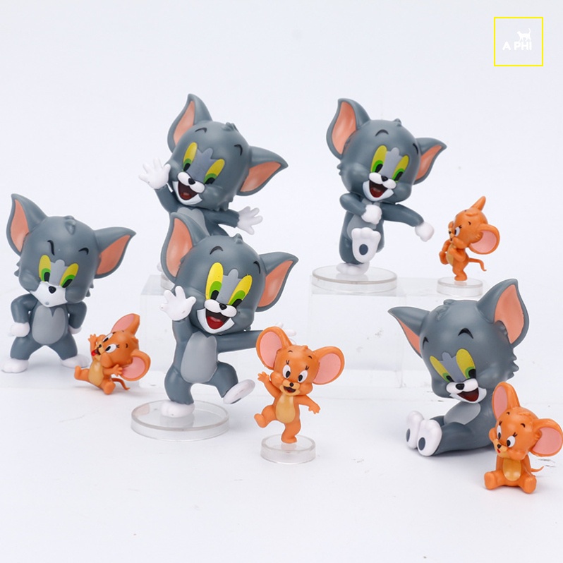 Mô hình Tom & Jerry đáng yêu 6 mô hình Tom vs Jerry