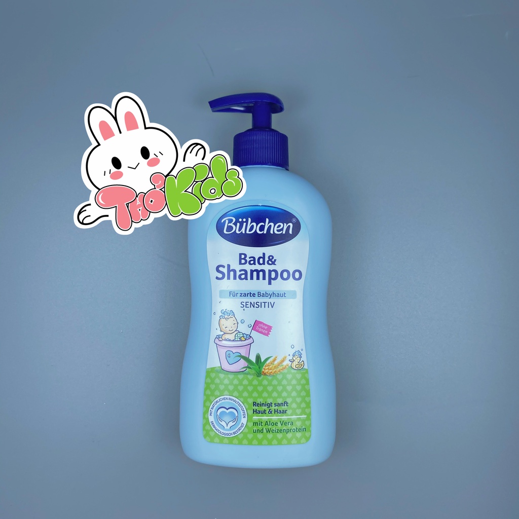 Dầu gội + sữa tắm Bubchen Baby Shampoo Dành Cho Trẻ Sơ Sinh - Hàng Nội Địa Đức, Có Bill