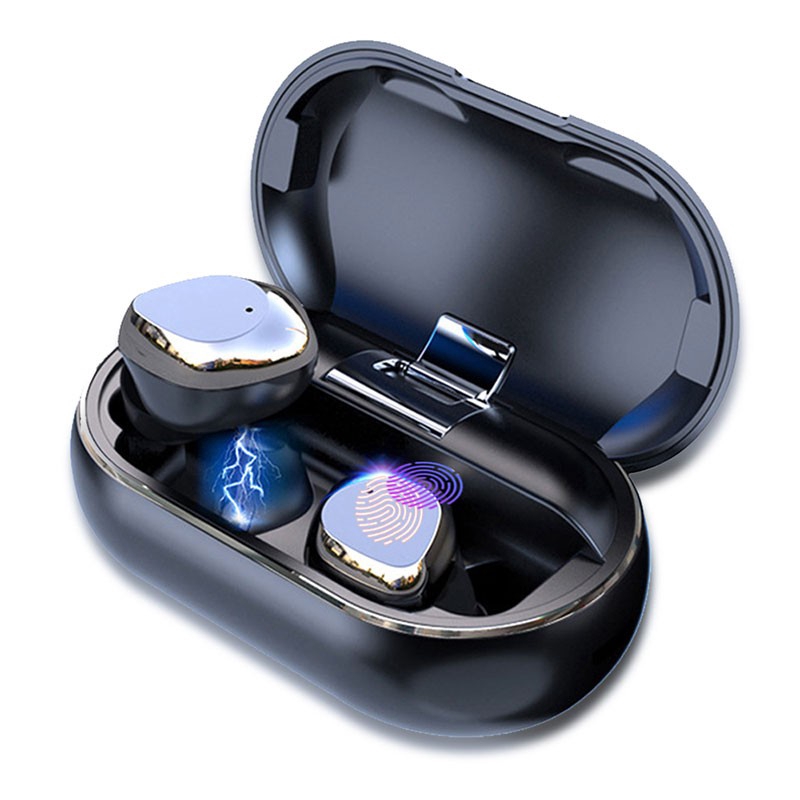 X26 Bluetooth 5.0 Wireless Earbuds Waterproof Noise Cancelling HiFi 6D Stereo TWS Metal Bluetooth