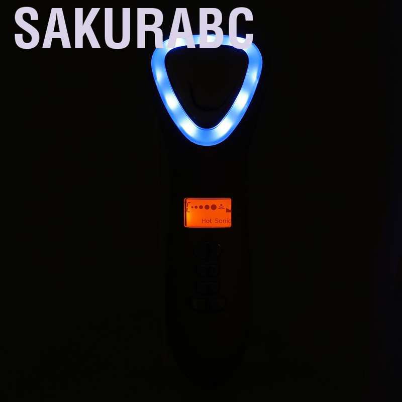 Sakurabc Hot Cool Skin Care Machine Acne Removal Pore Minimizing Sonic Vibration Beauty B