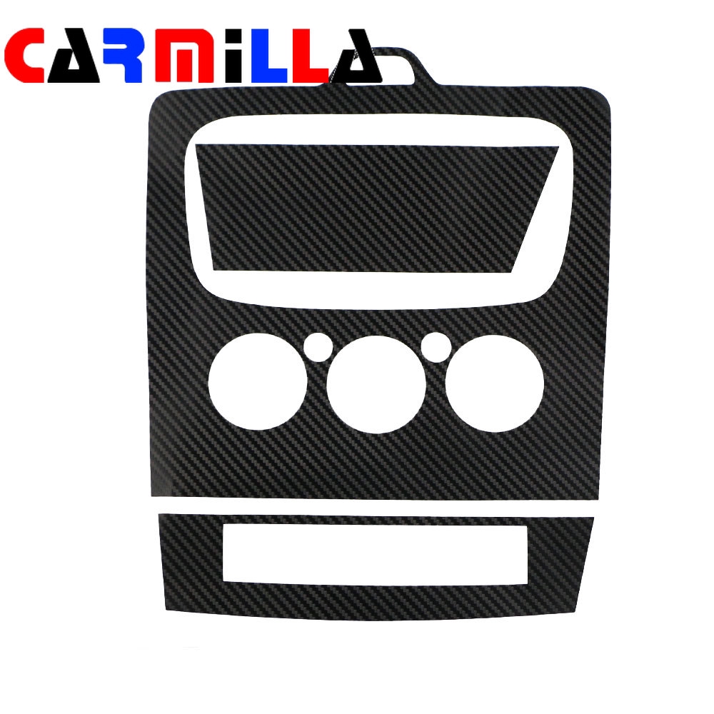 Miếng dán bảng điều hoà sợi carbon 3D 3 màu phụ kiện ô tô Ford Focus 2 2009 2010 2011 2012 2013