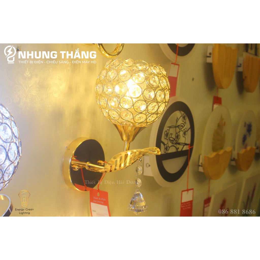 Đèn Gắn Tường Trang Trí Tô Điểm Thêm Vẻ Đẹp Tinh Tế Cho Căn Phòng - Kèm Bóng 3 Chế Độ - Bảo Hành 12 Tháng