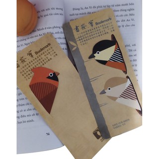 Bookmark 2 mặt  kèm bút bi