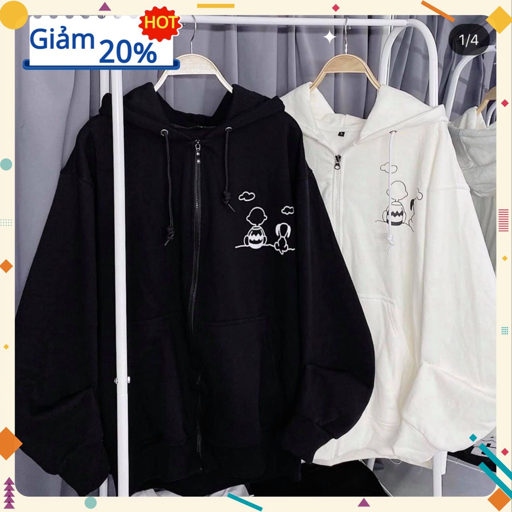 Áo Khoác Nỉ Nữ From Rộng Unisex Thời Trang Hàn Quốc Siêu Đẹp Hot Trend