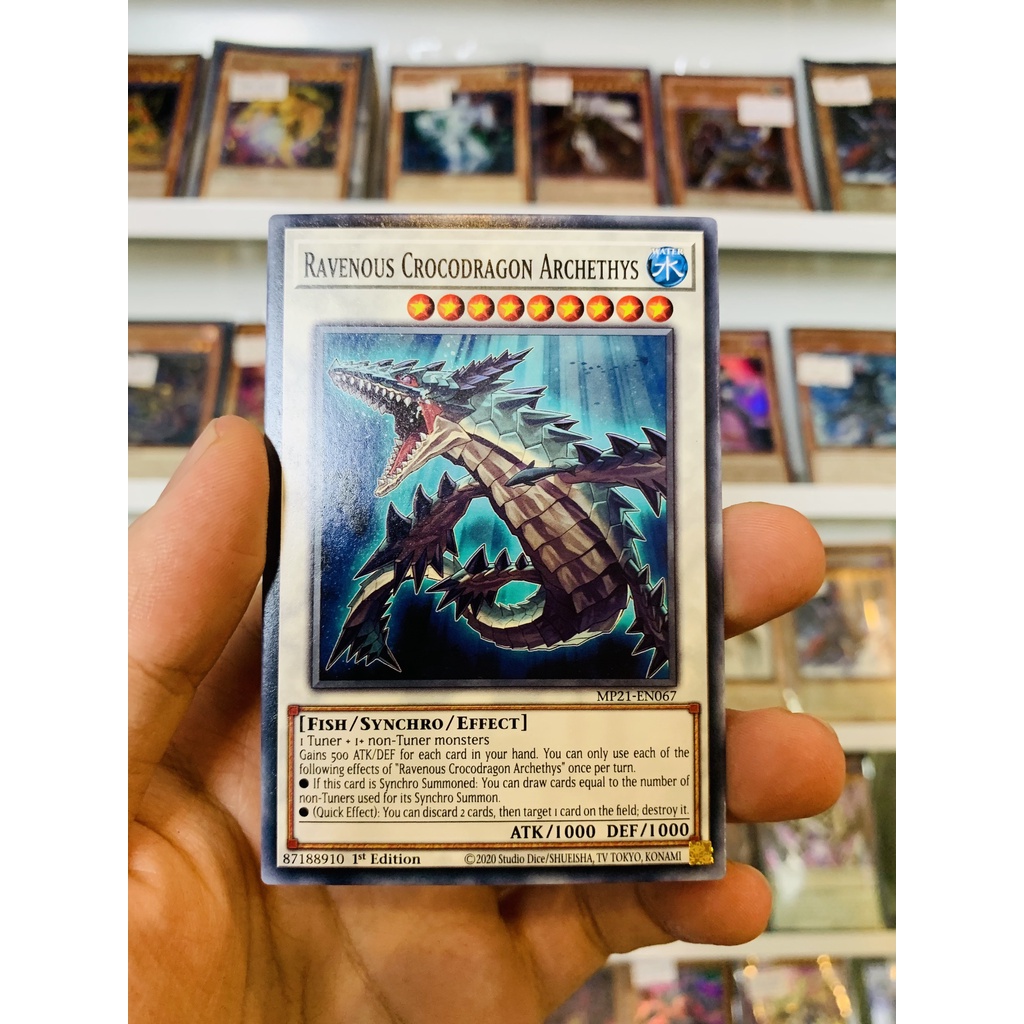Thẻ Bài Lẻ YugiOh! Mã MP21-EN067 - Ravenous Crocodragon Archethys - Common - 1st Edition