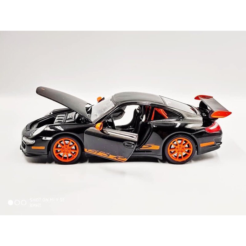 Xe Mô Hình Porsche 911 GT3 RS 1:24 Welly Đen