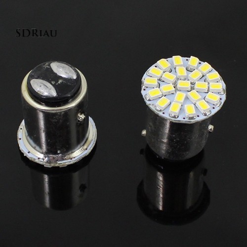 Set 2 bóng đèn led gắn đuôi 1157 BAY15D 22 SMD cho xe ô tô