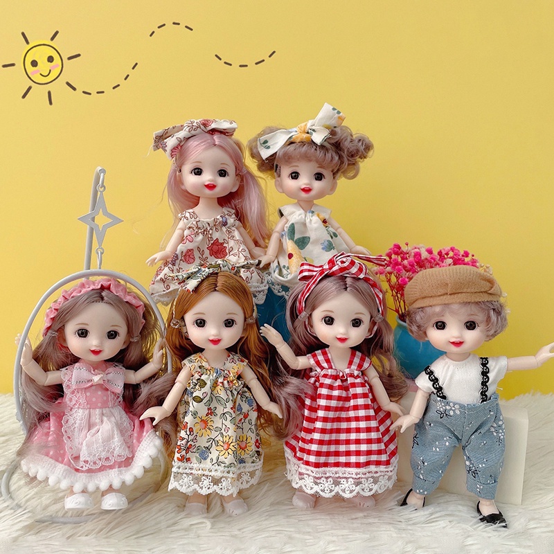 Đồ chơi bé gái búp bê barbie 3D cute dùng làm quà sinh nhật cho bé gái ANDAKIDS AD883