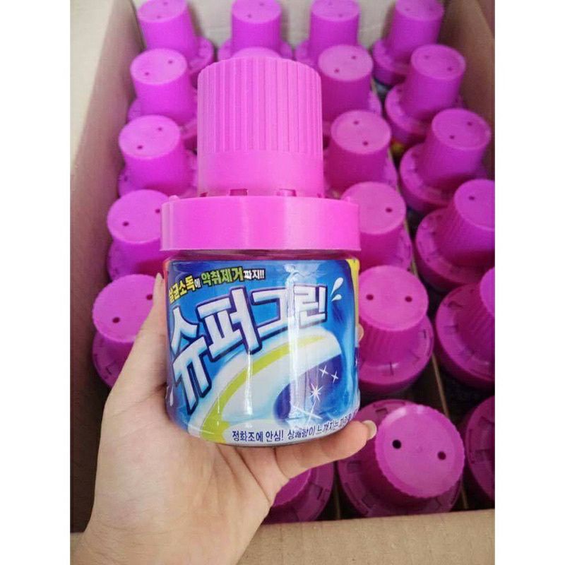 Cốc thả bồn cầu khử mùi Hàn Quốc hương hoa 450ml