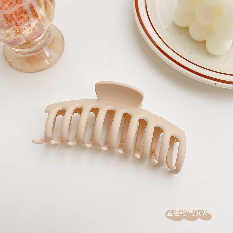 Kẹp tóc càng cua Hàn Quốc nữ đẹp hottrend nhám cỡ size lớn iLita cặp búi tóc dễ thương cào 10, 14 răng màu pastel