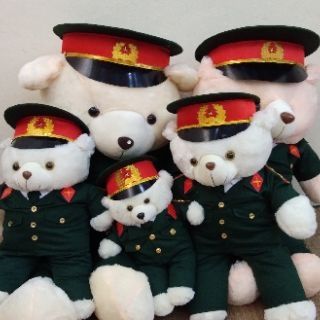 Gấu bông bộ đội 45cm