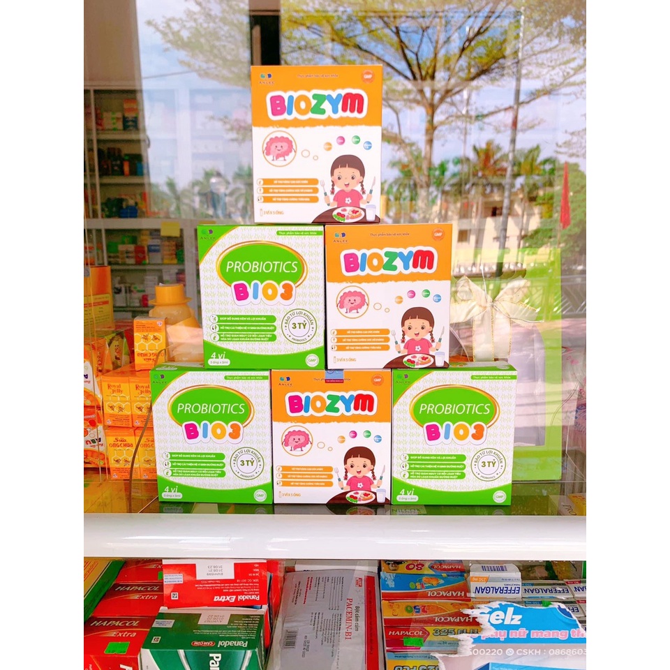 Bộ đôi ăn ngon, tăng cân_Men Probiotics Bio3 + Biozym Vitamin & Thực phẩm bổ sung