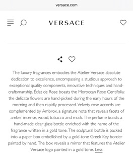 Nước hoa Versace Eclat de Rose
