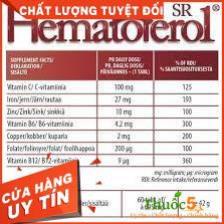 [GIÁ GỐC] Hematoferol – sắt, acid folic cho mẹ và bé, hộp 30 viên
