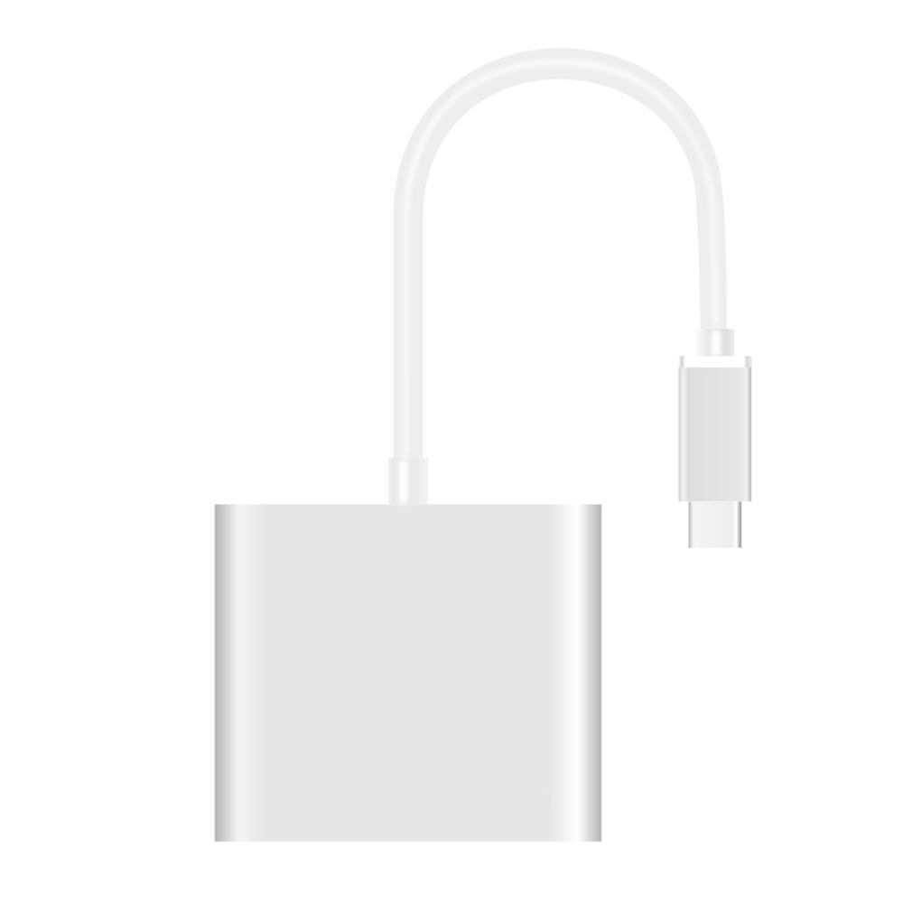 New USB-C To HDMI 3 in1 Cable Converter for Samsung Huawei Usb 3.1 Thunderbolt 3 Type C Switch To HDMI 4K Adapter Cable | BigBuy360 - bigbuy360.vn