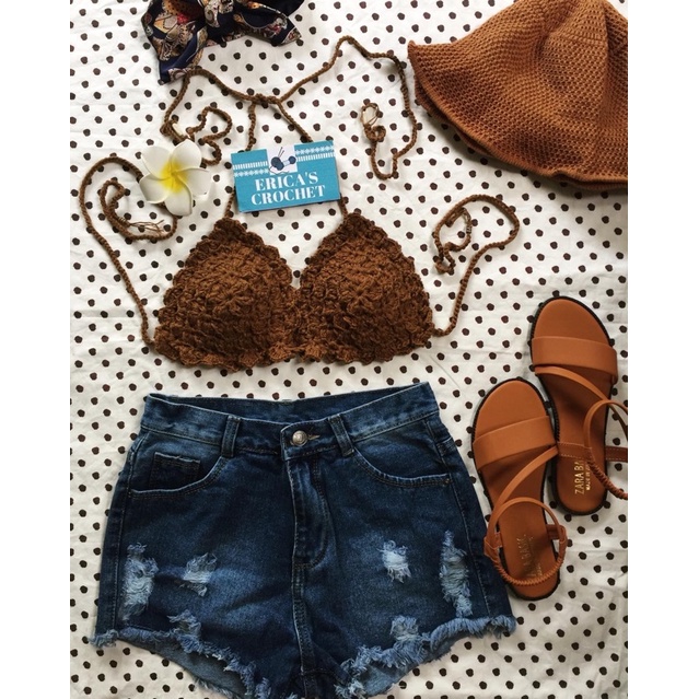 Áo bikini len HandMade - Thay đổi màu theo yêu cầu | BigBuy360 - bigbuy360.vn