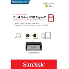 USB OTG SanDisk Ultra Dual Type-C 16GB-32G-64GB