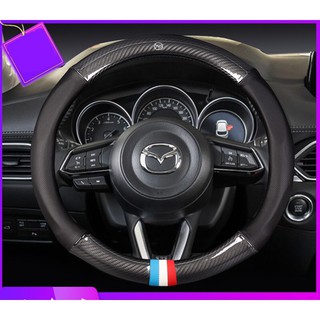 ⚡️FULL HÃNG⚡️BỌC VÔ LĂNG DA VÂN CARBON SPORT Phối Da Lỗ Thoáng Khí Kèm Ba Sọc Xanh Trắng Đỏ Thể Thao