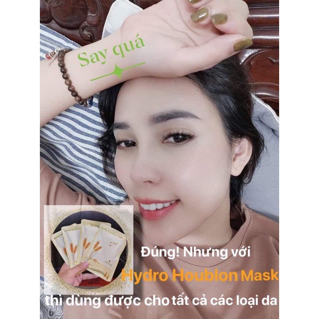 Mặt nạ Hoa Bia Yến Mạch 3 lớp